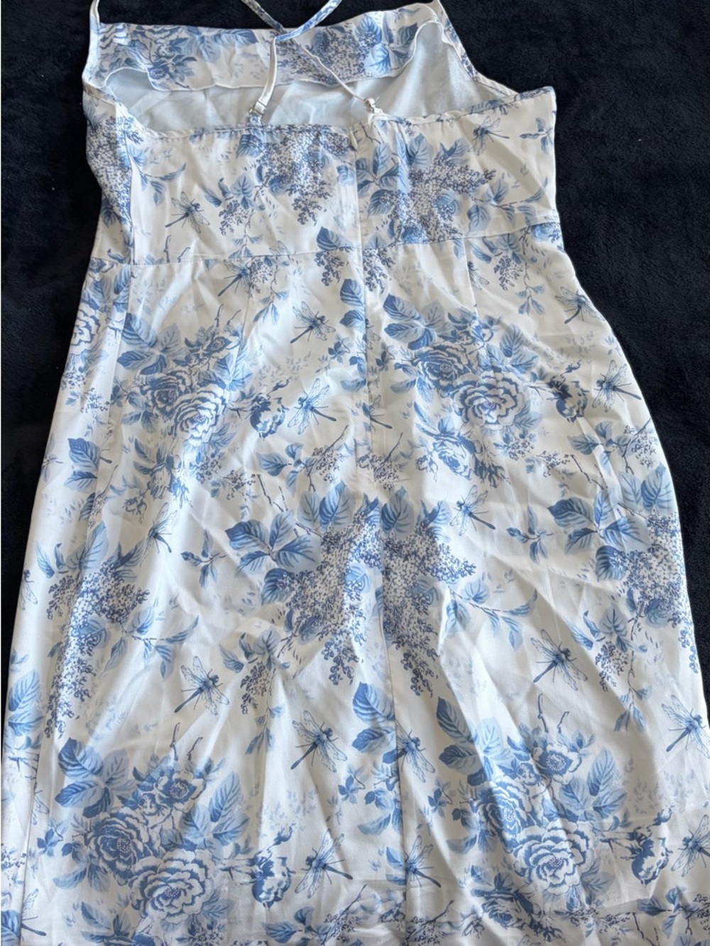 Cider Satin Floral Midi Dress - Picture 3 of 5